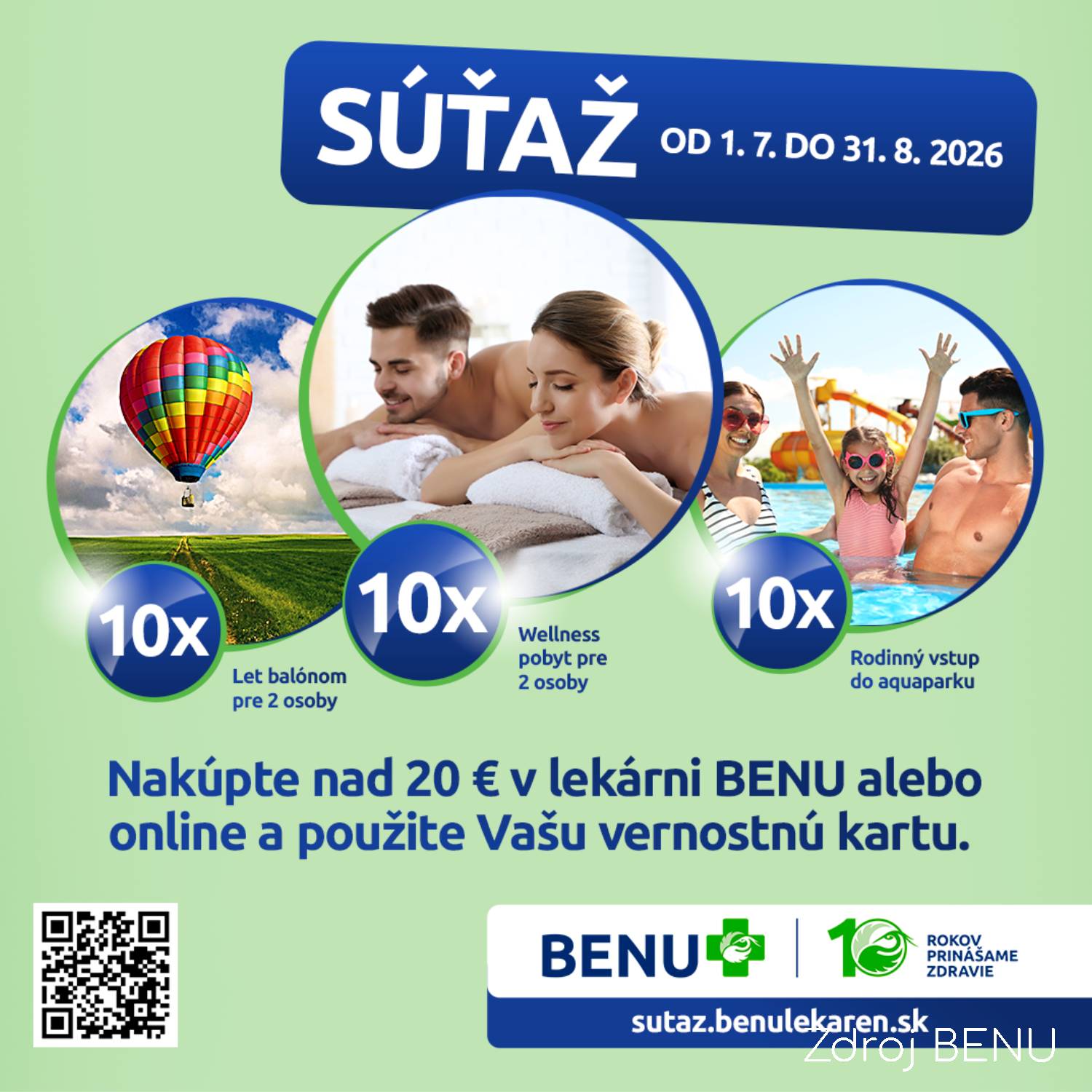 10 rokov BENU. Oslávte s nami naše výročie